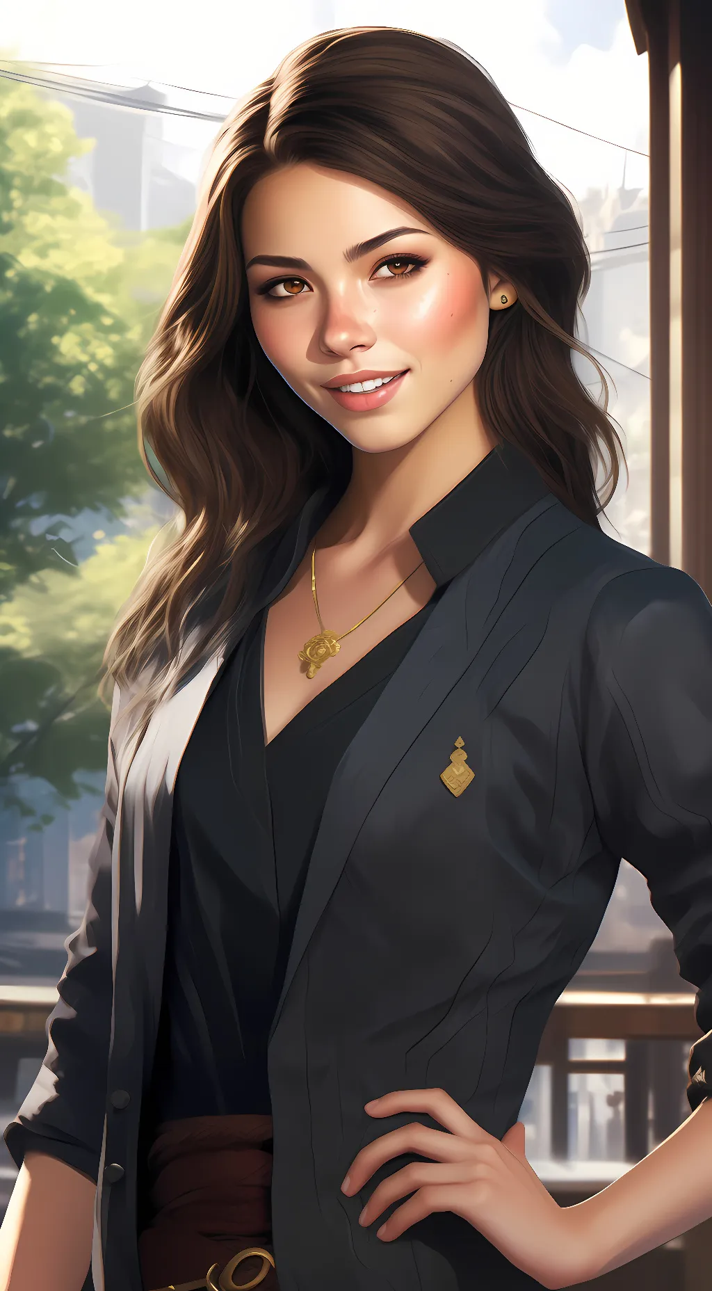 ai character: Tori background