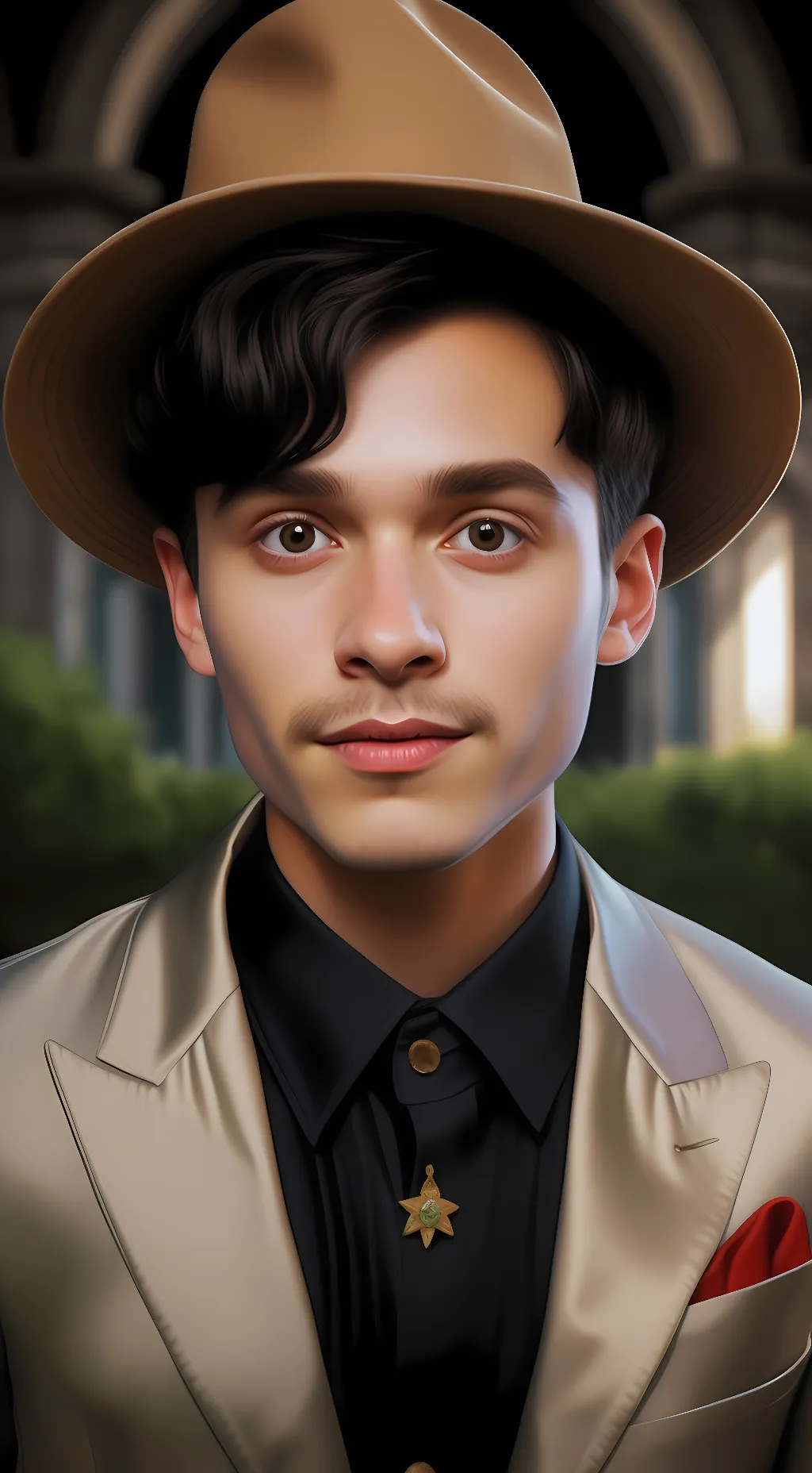 ai character: Oliver tree background