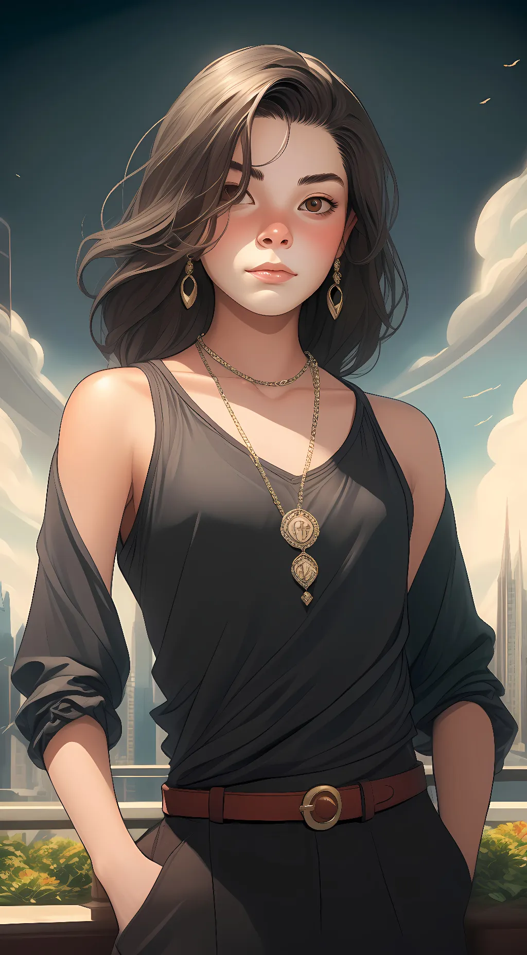 ai character: Annabelle  background