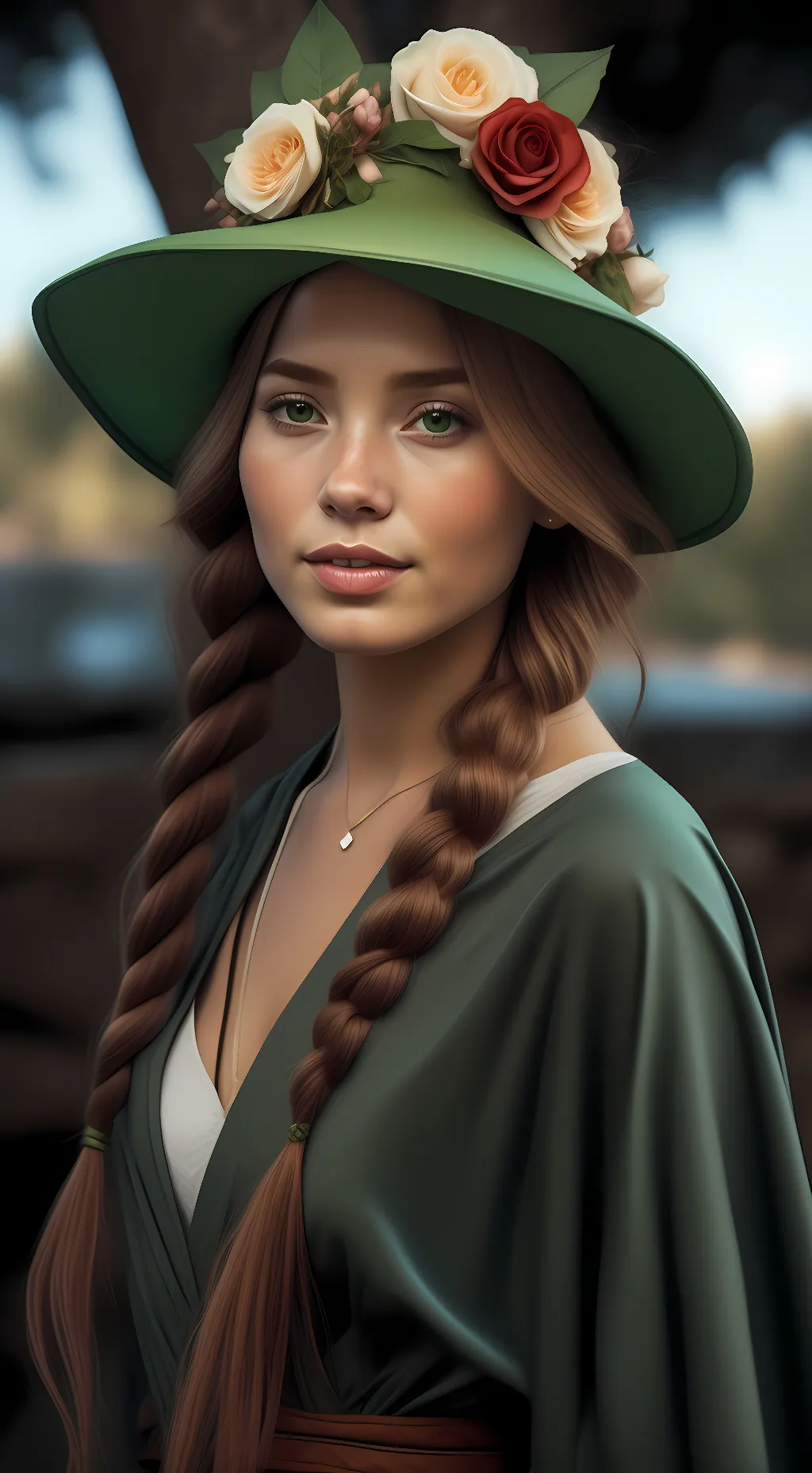 ai character: Mirabel Garlick background