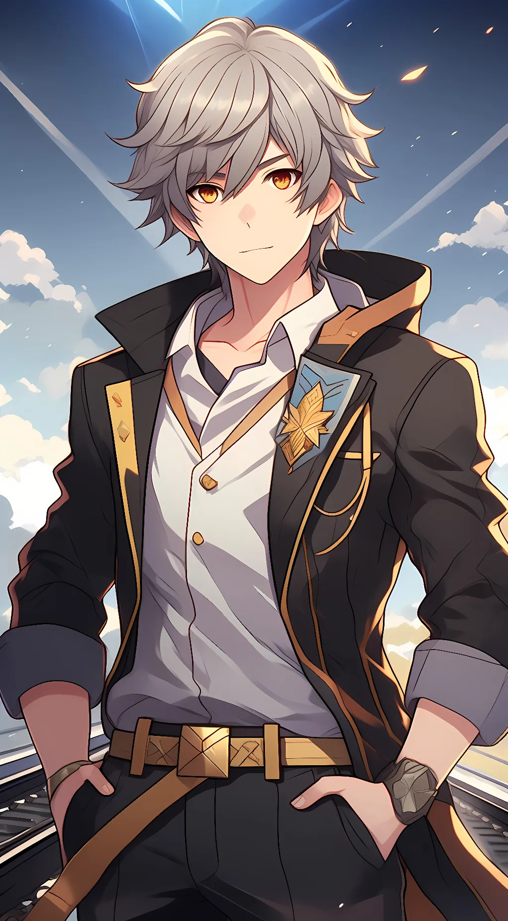 ai character: Caelus  HSR background