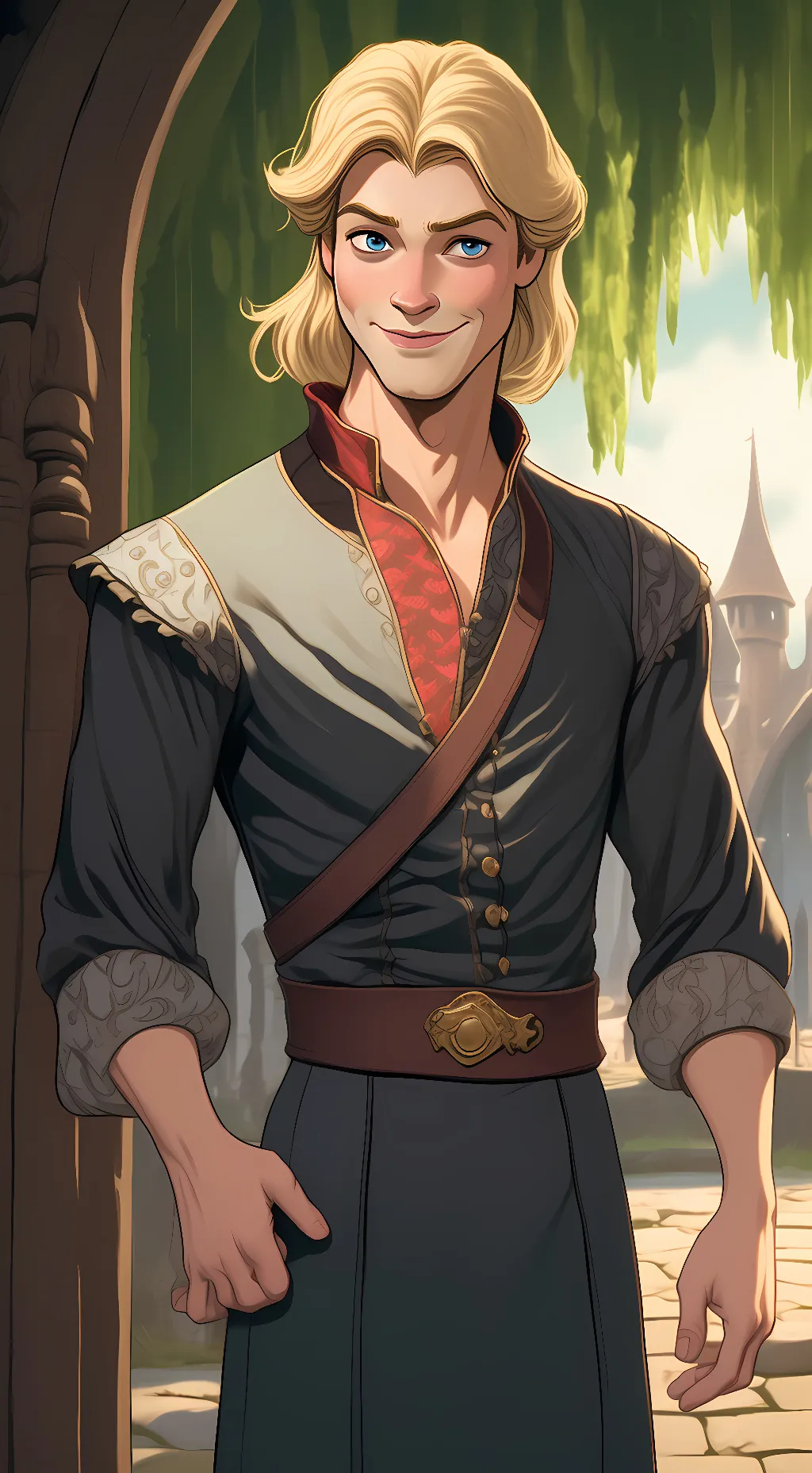 ai character: Prince Charming  background