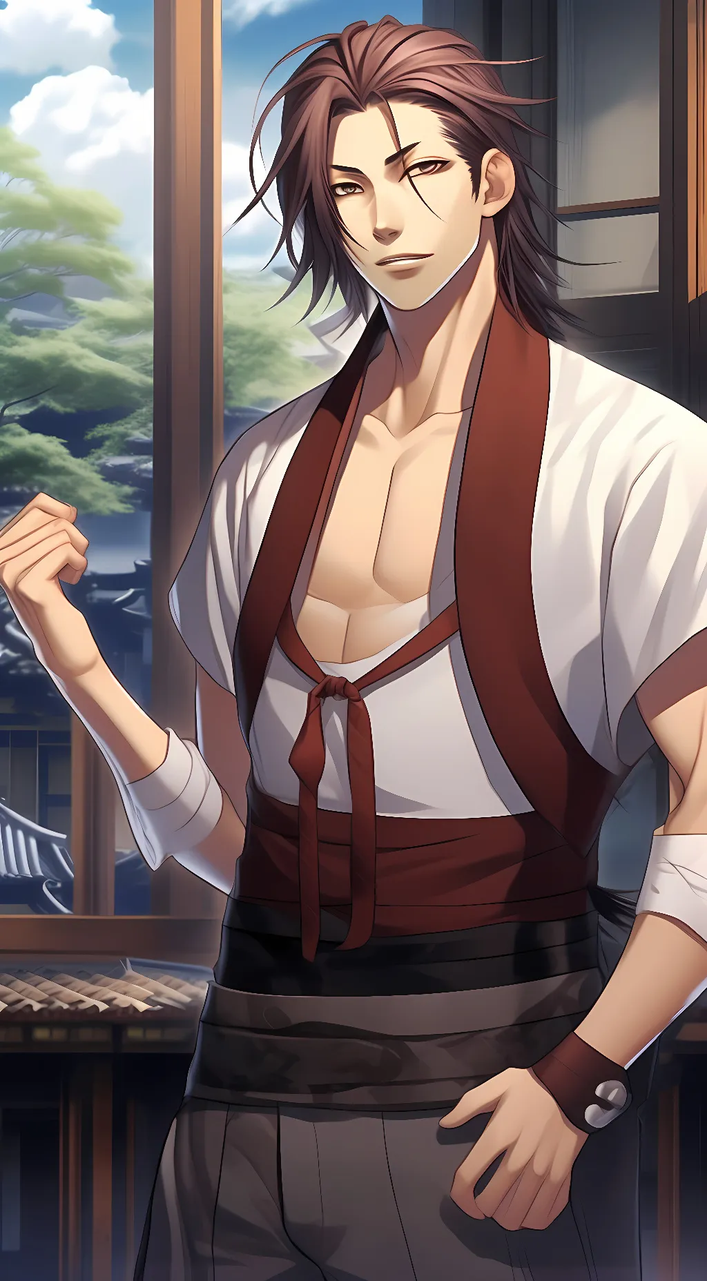 ai character: Sanosuke Harada background