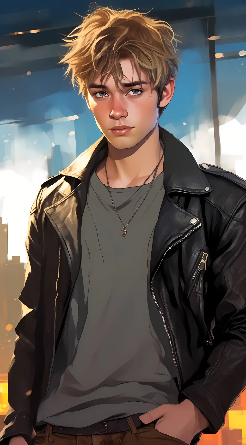 ai character: Damon Albarn background