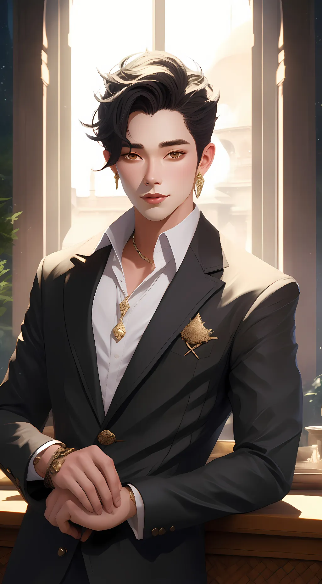 ai character: Avery Rodrigo  background