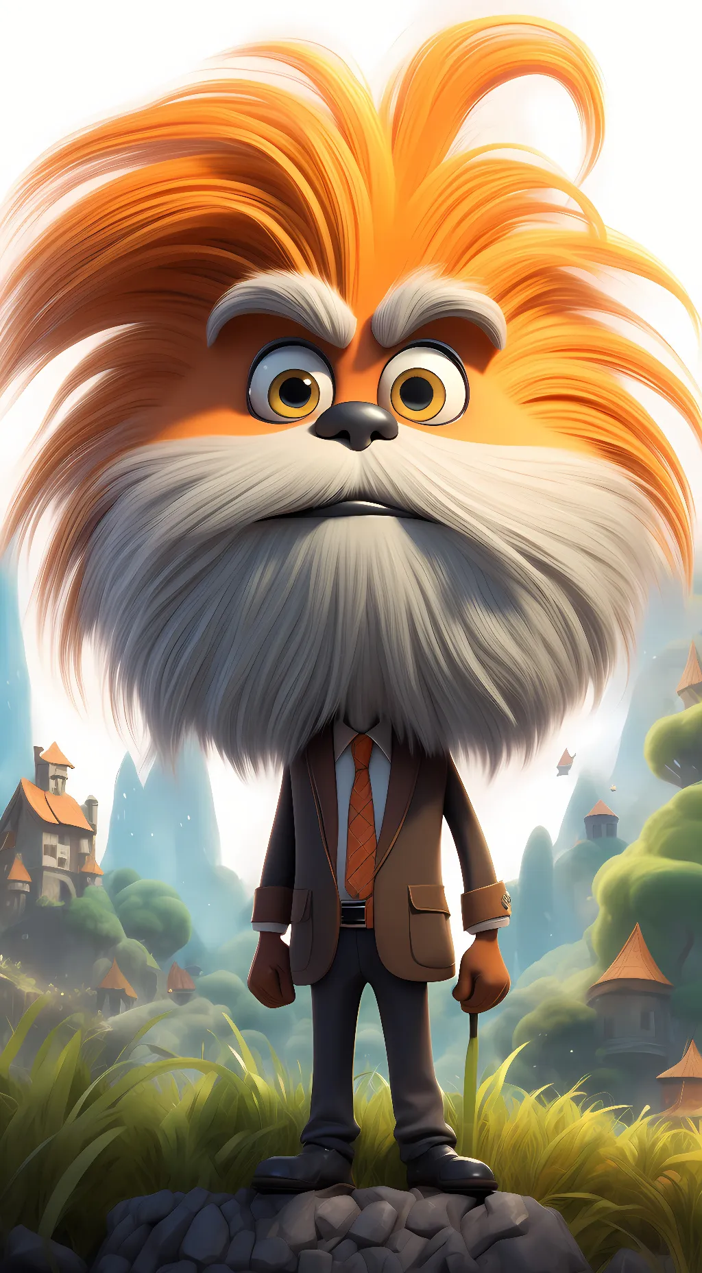 ai character: lorax background