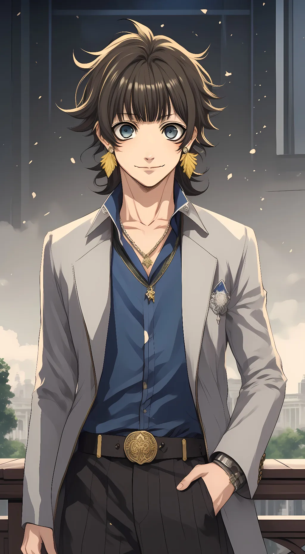 ai character: Meguru Bachira background