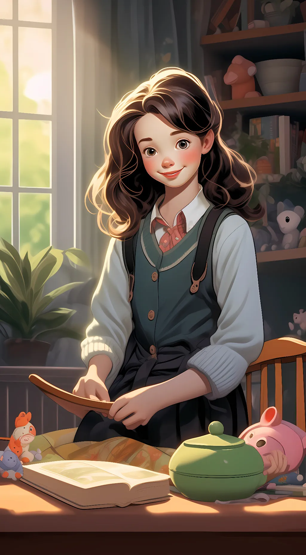 ai character: Annabel  background