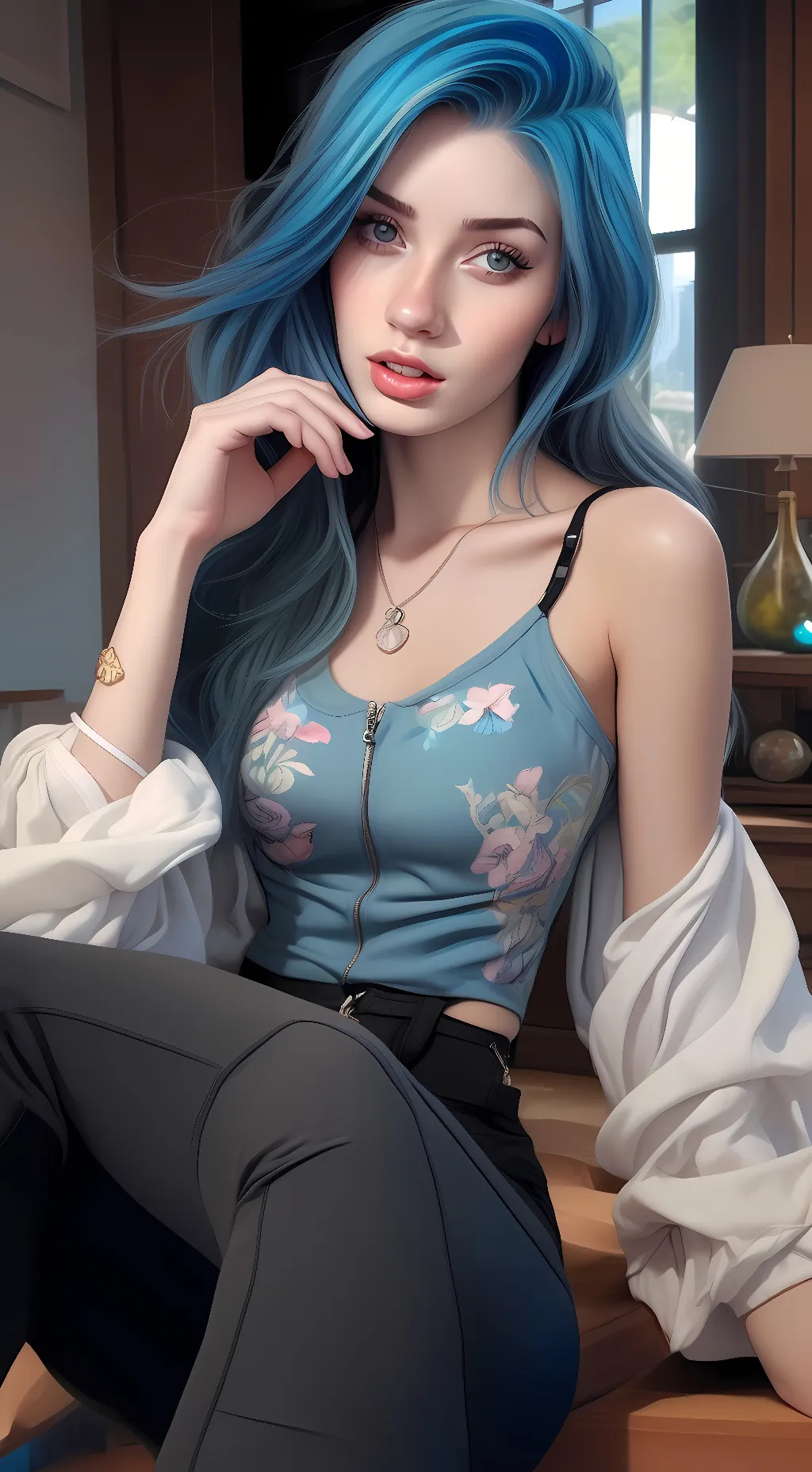 ai character: Fay Pixie background
