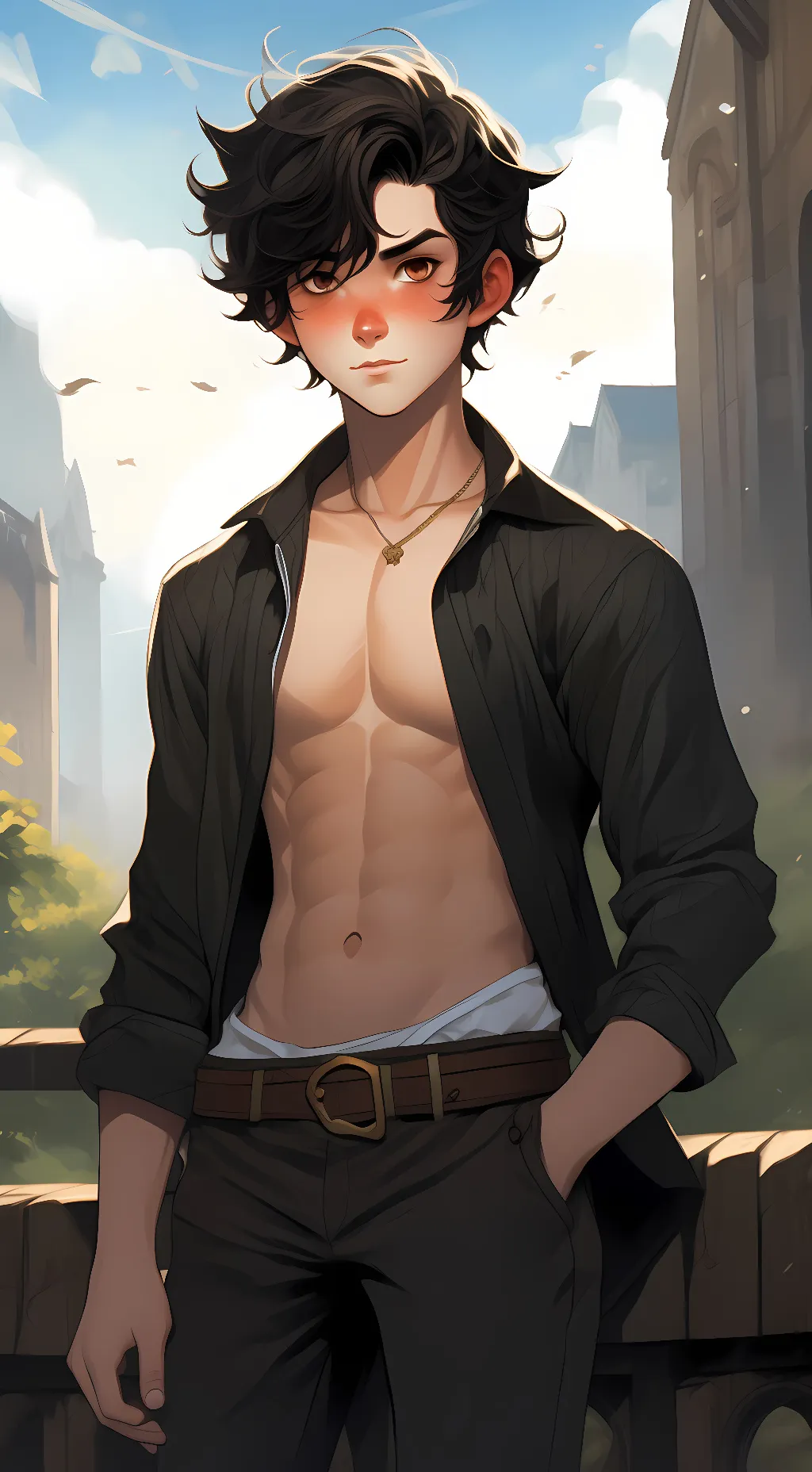 ai character: Justin background