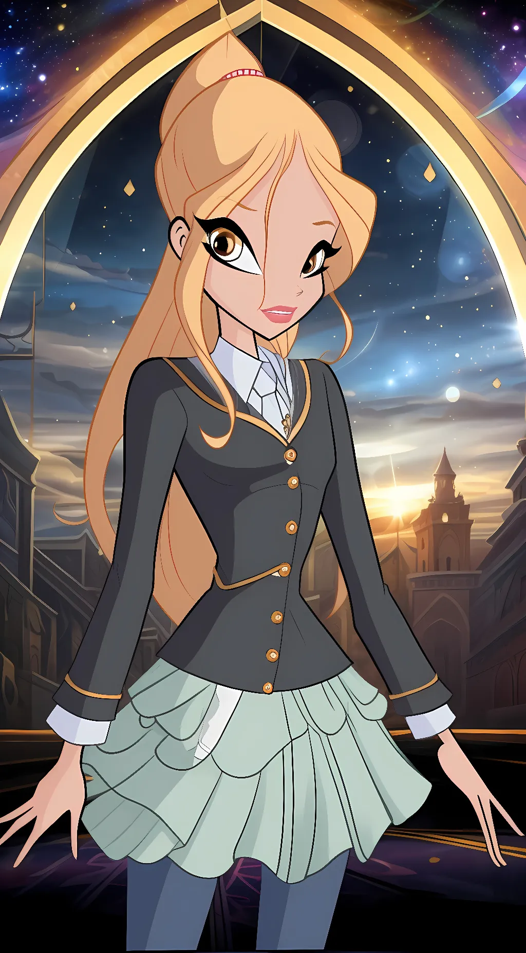 ai character: Daphne background