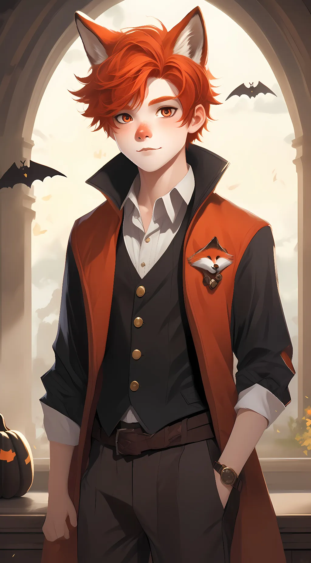 ai character: Lean background