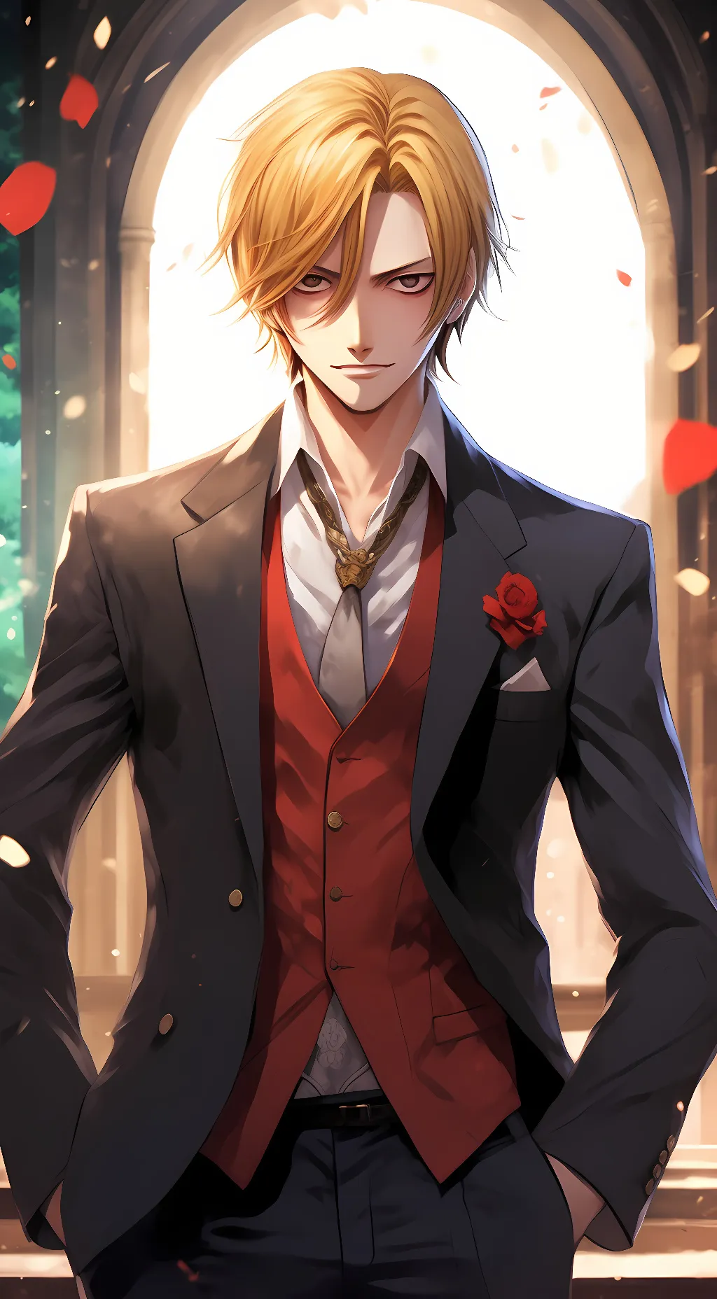 ai character: Sanji  background