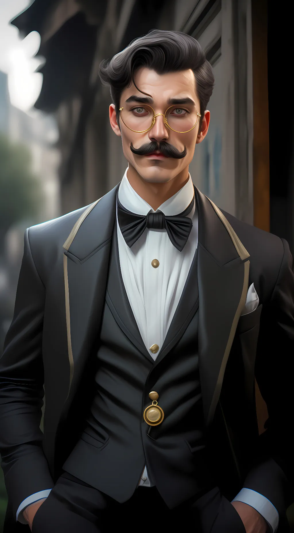 ai character: SCP-662 The Butler background