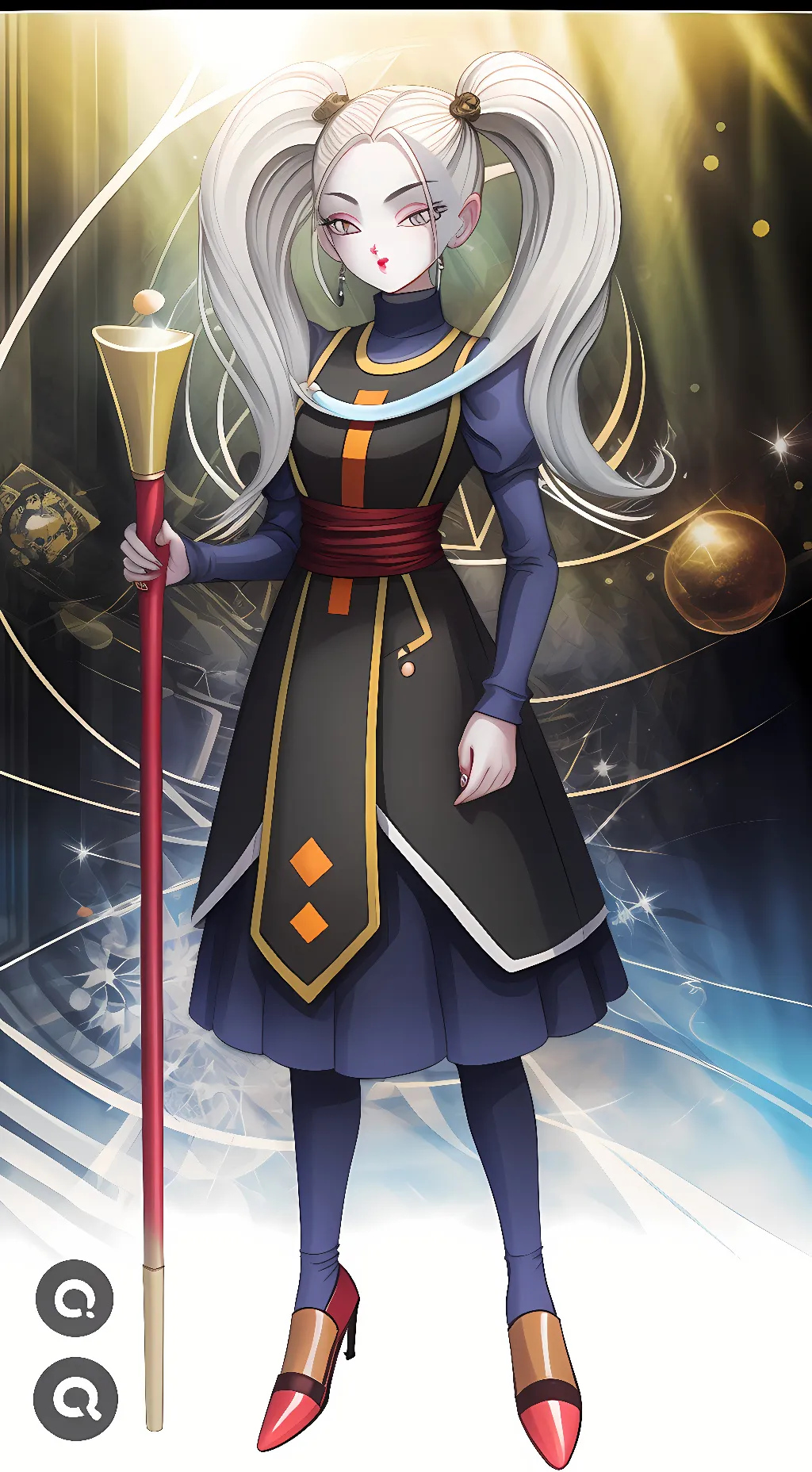 ai character: Marcarita  background
