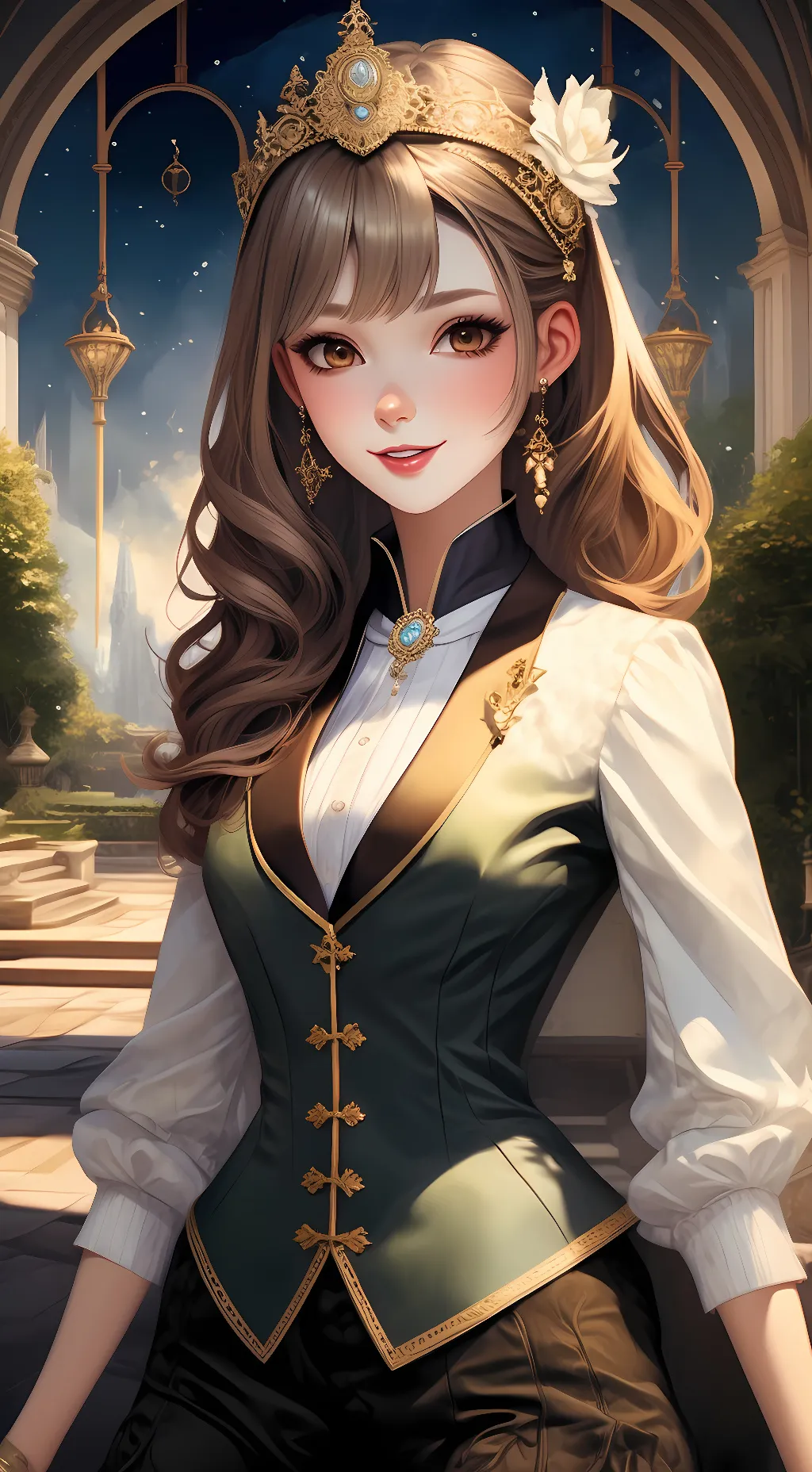 ai character: Sophia  background