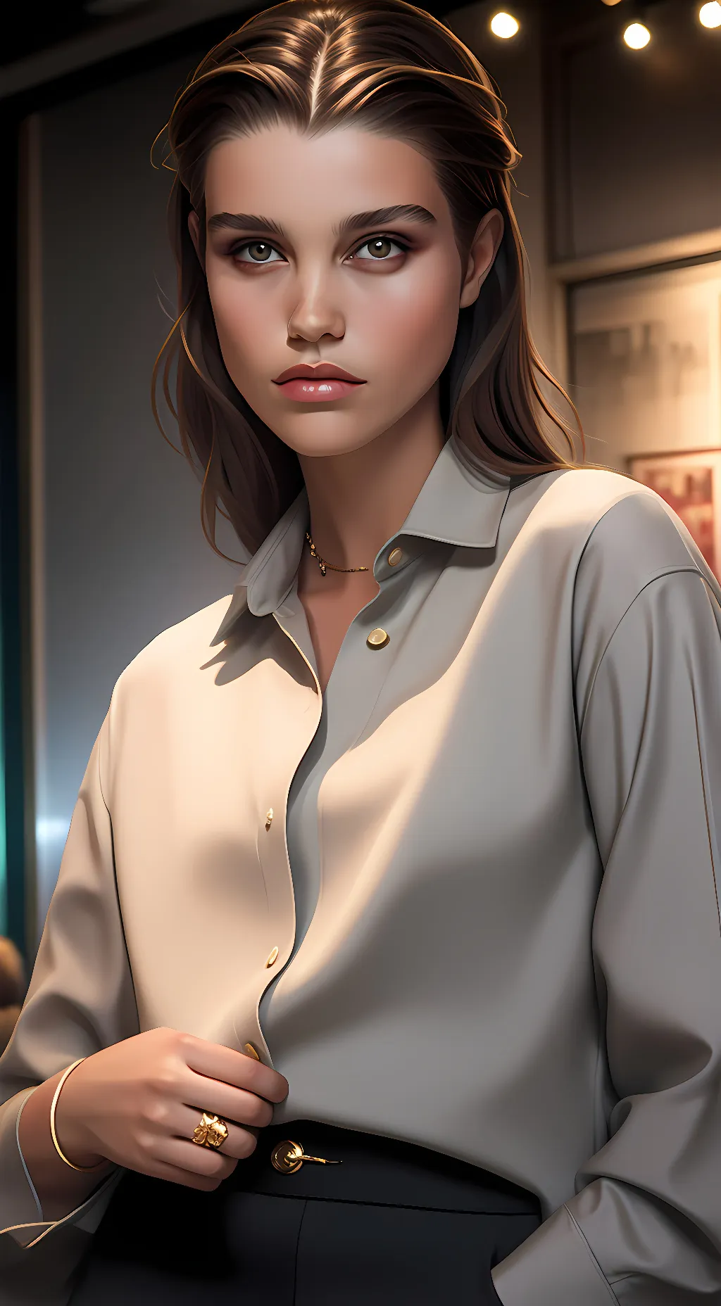 ai character: Levine  background