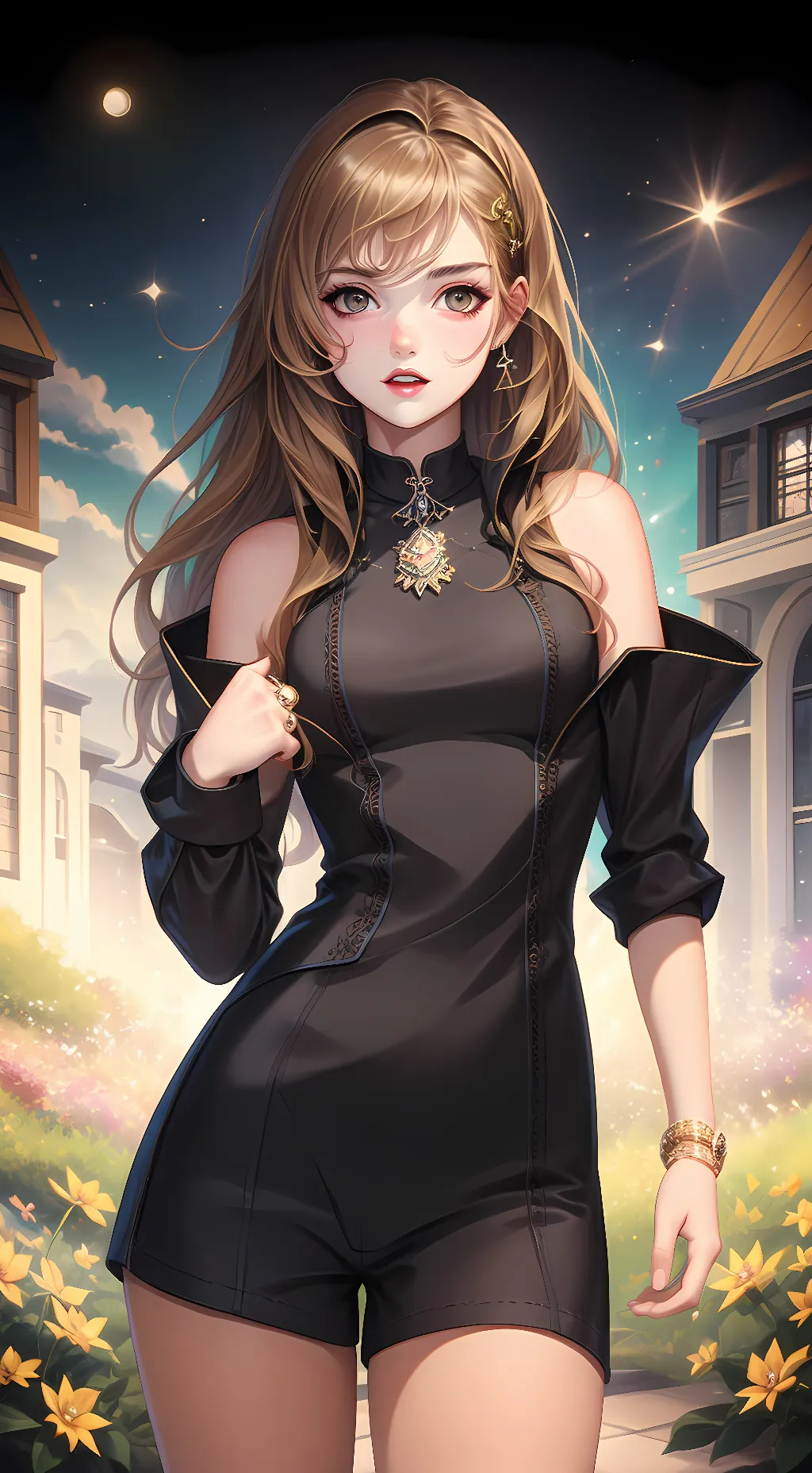 ai character: Lyra  background