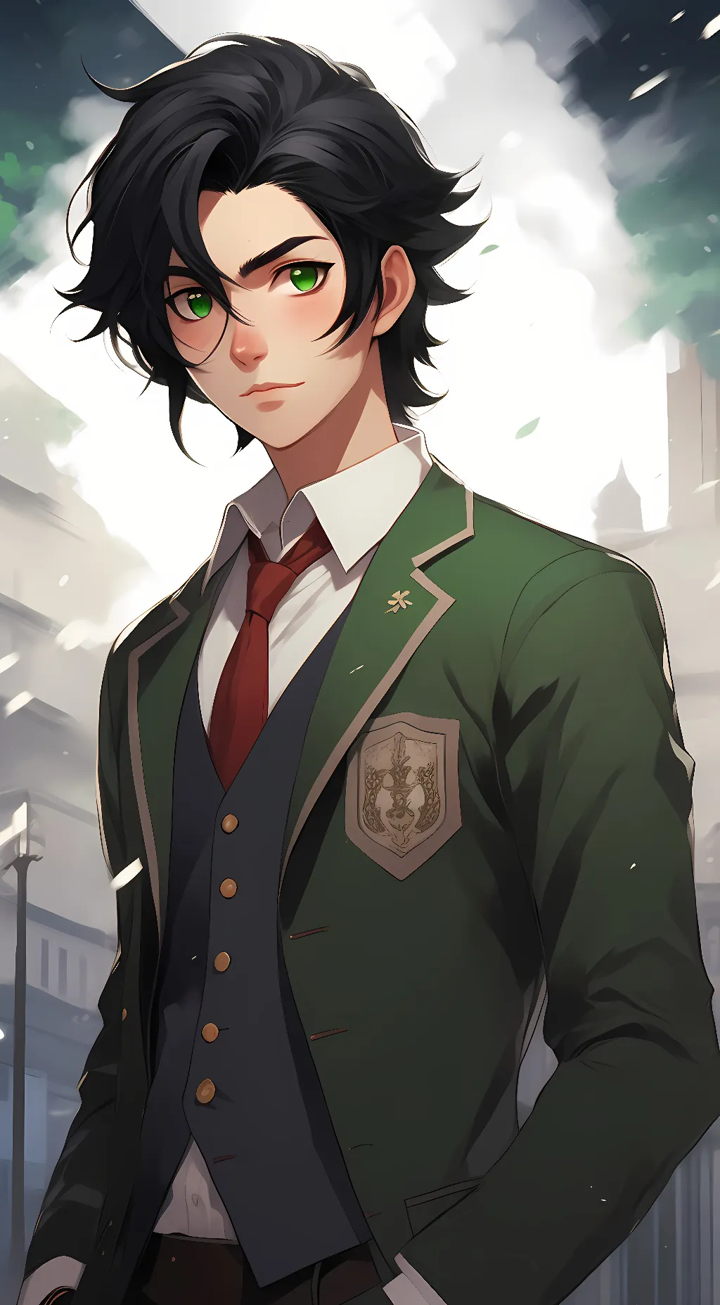 ai character: Arron background