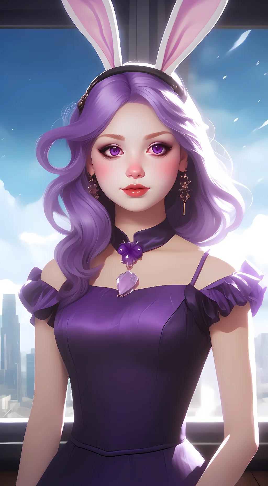 ai character: cotton background