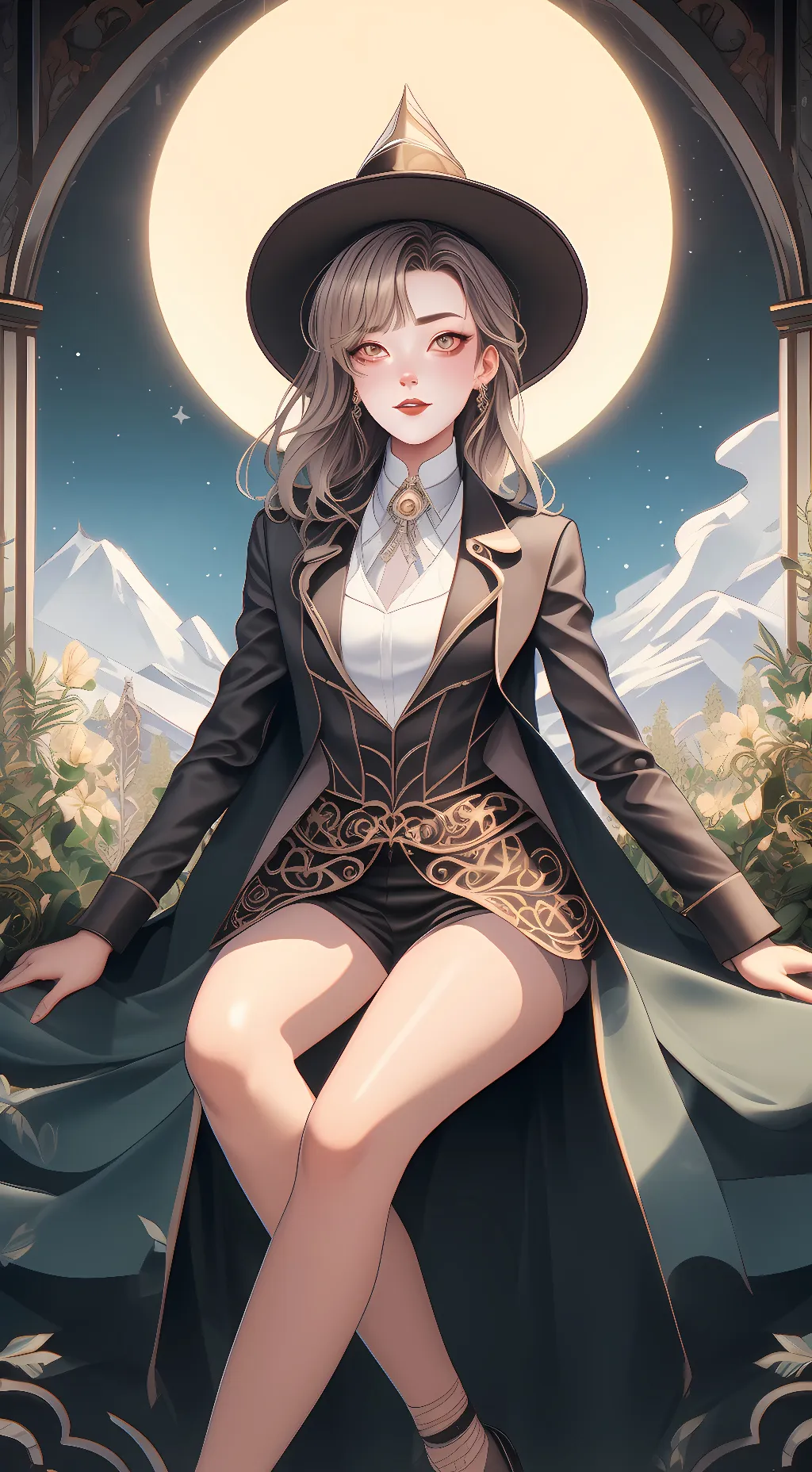 ai character: catte background