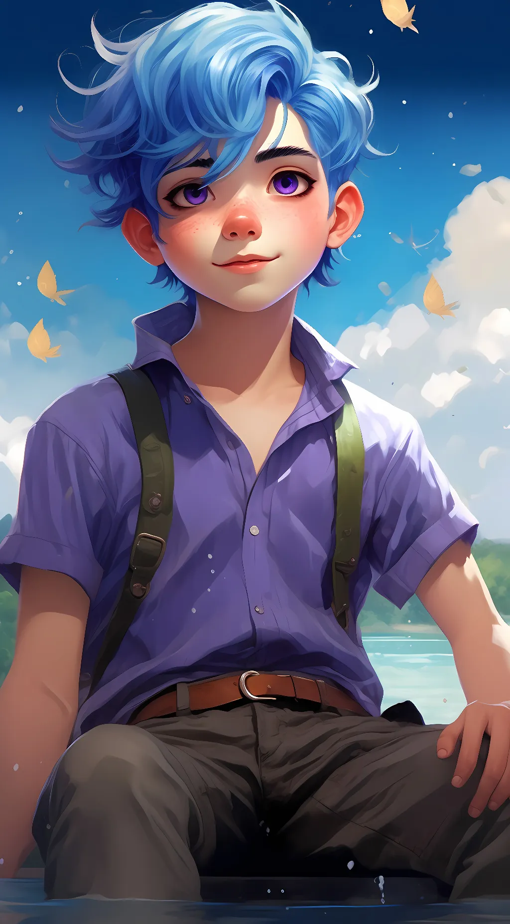 ai character: Wade  background