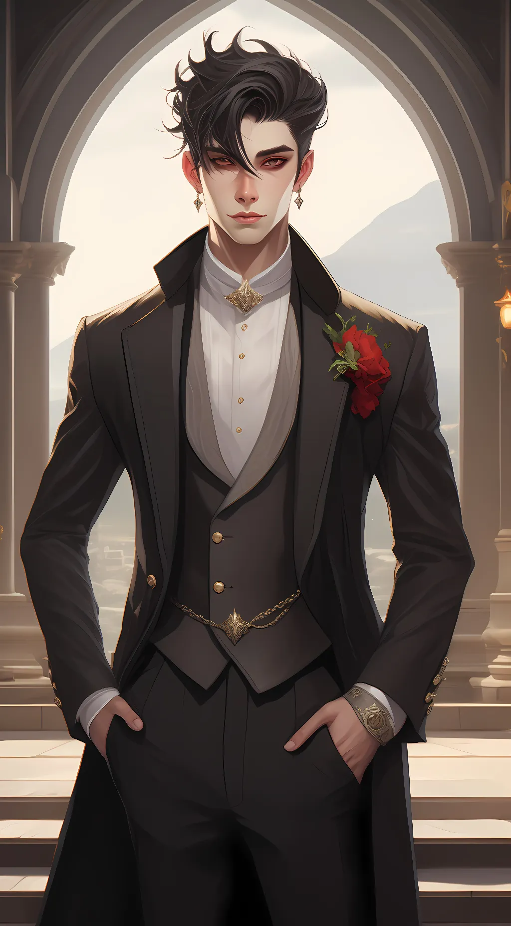 ai character: Nick  background