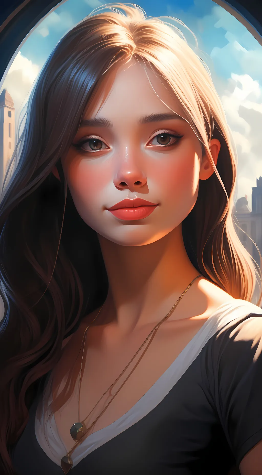 ai character: Ashley background