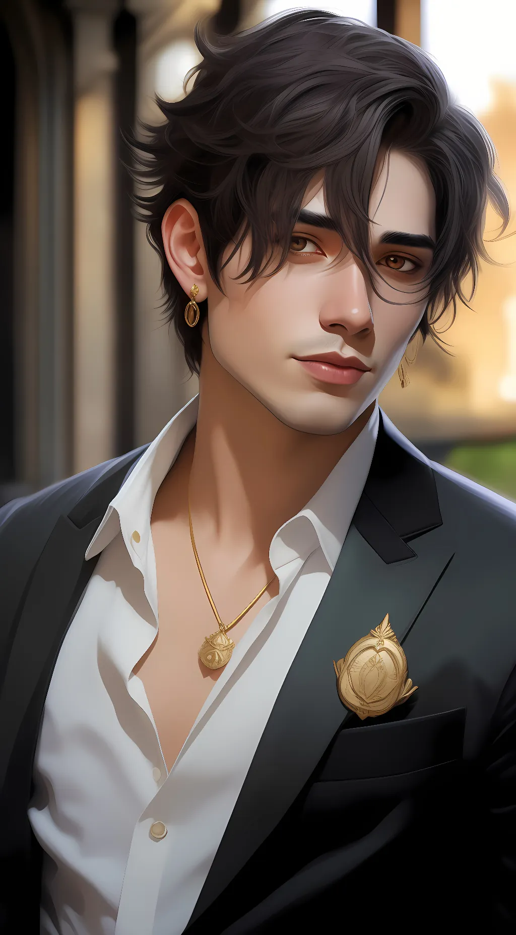 ai character: Jacob  background