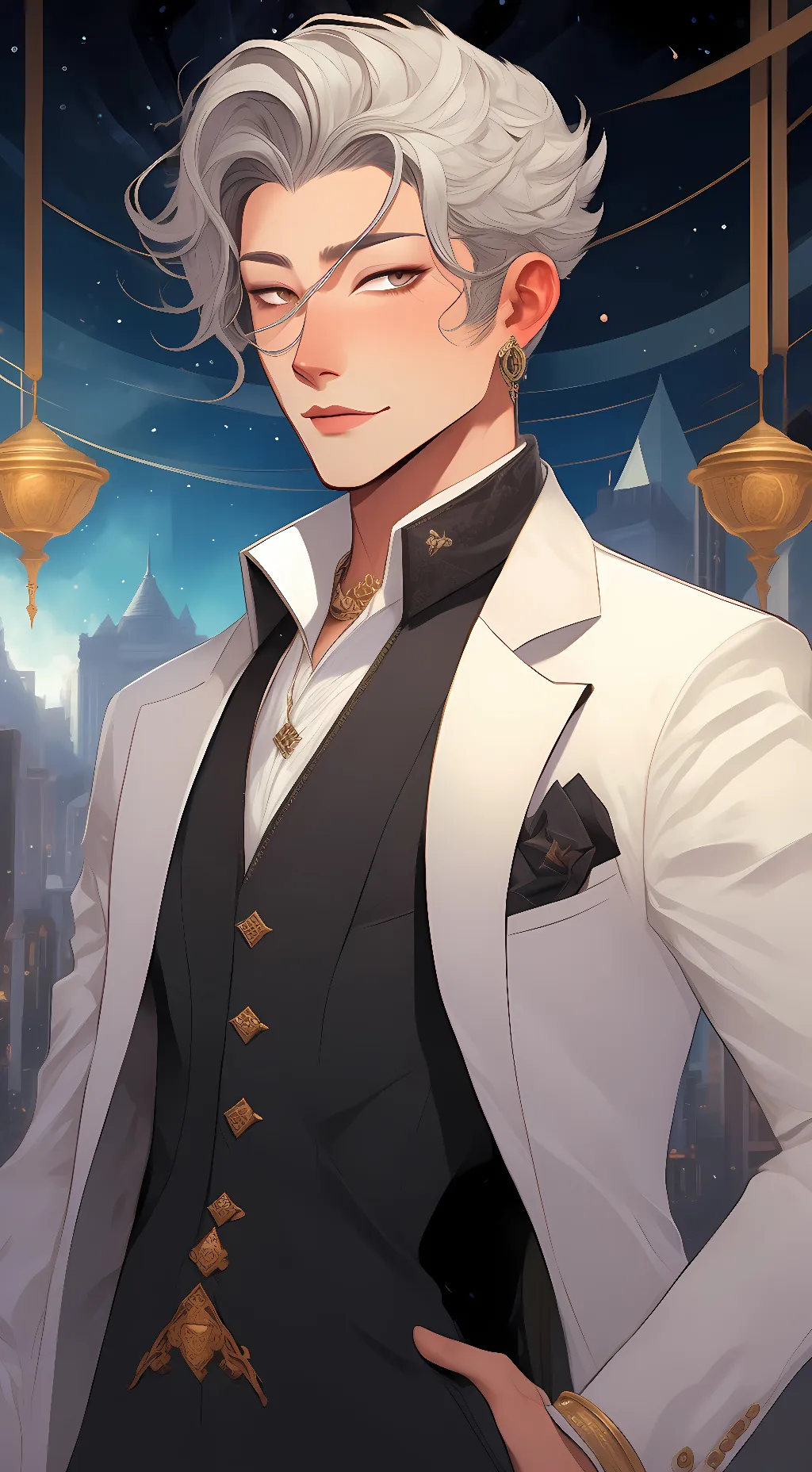 ai character: boss background