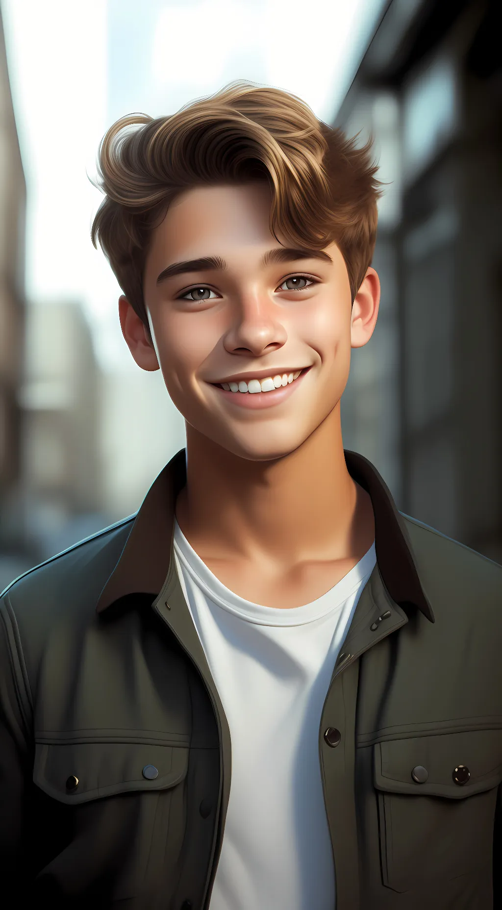 ai character: luca background