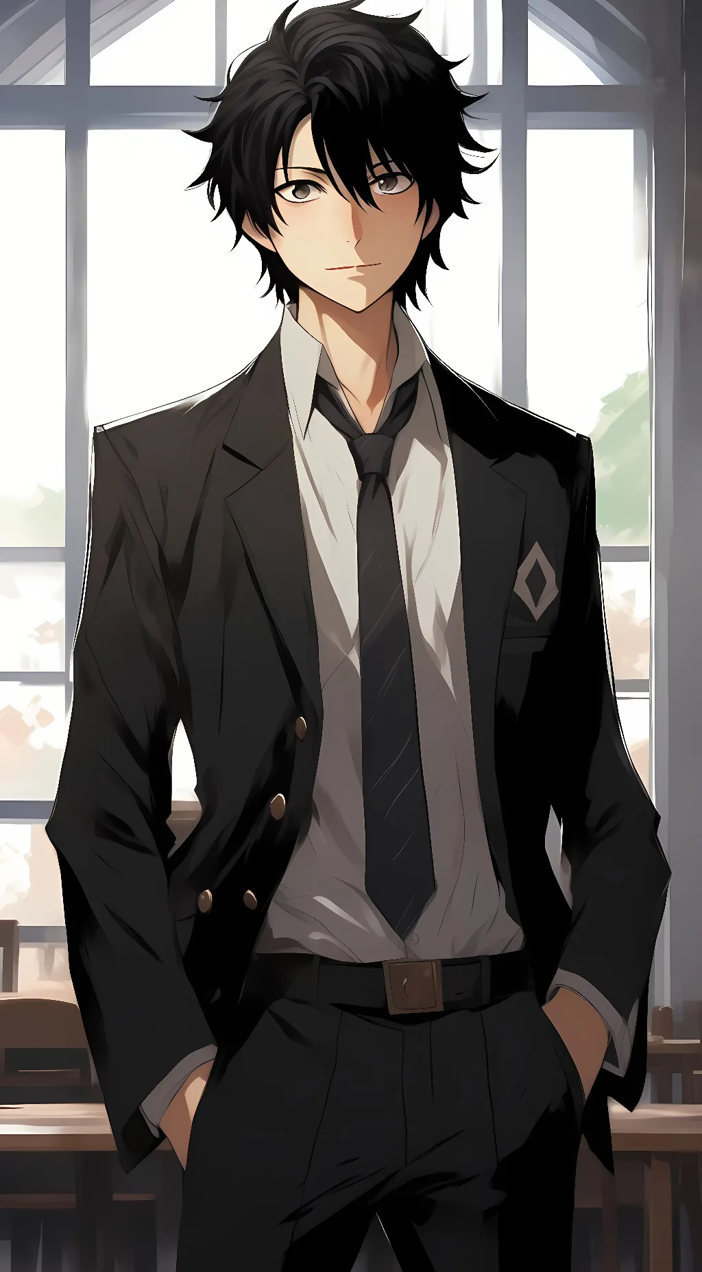 ai character: Yuuichi Katagiri background
