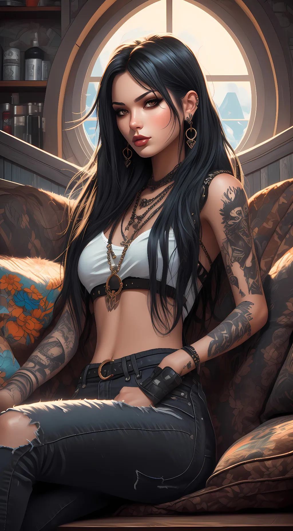 ai character: Jasmine background