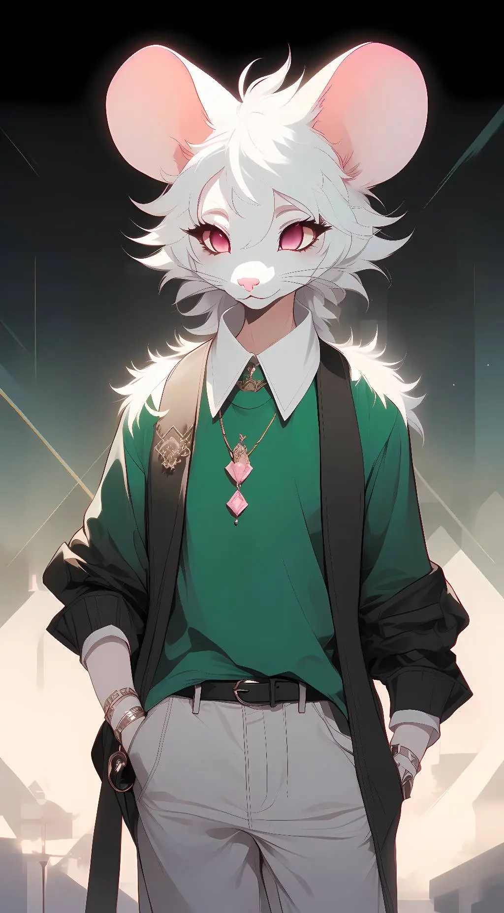 ai character: Reggie The Mouse background