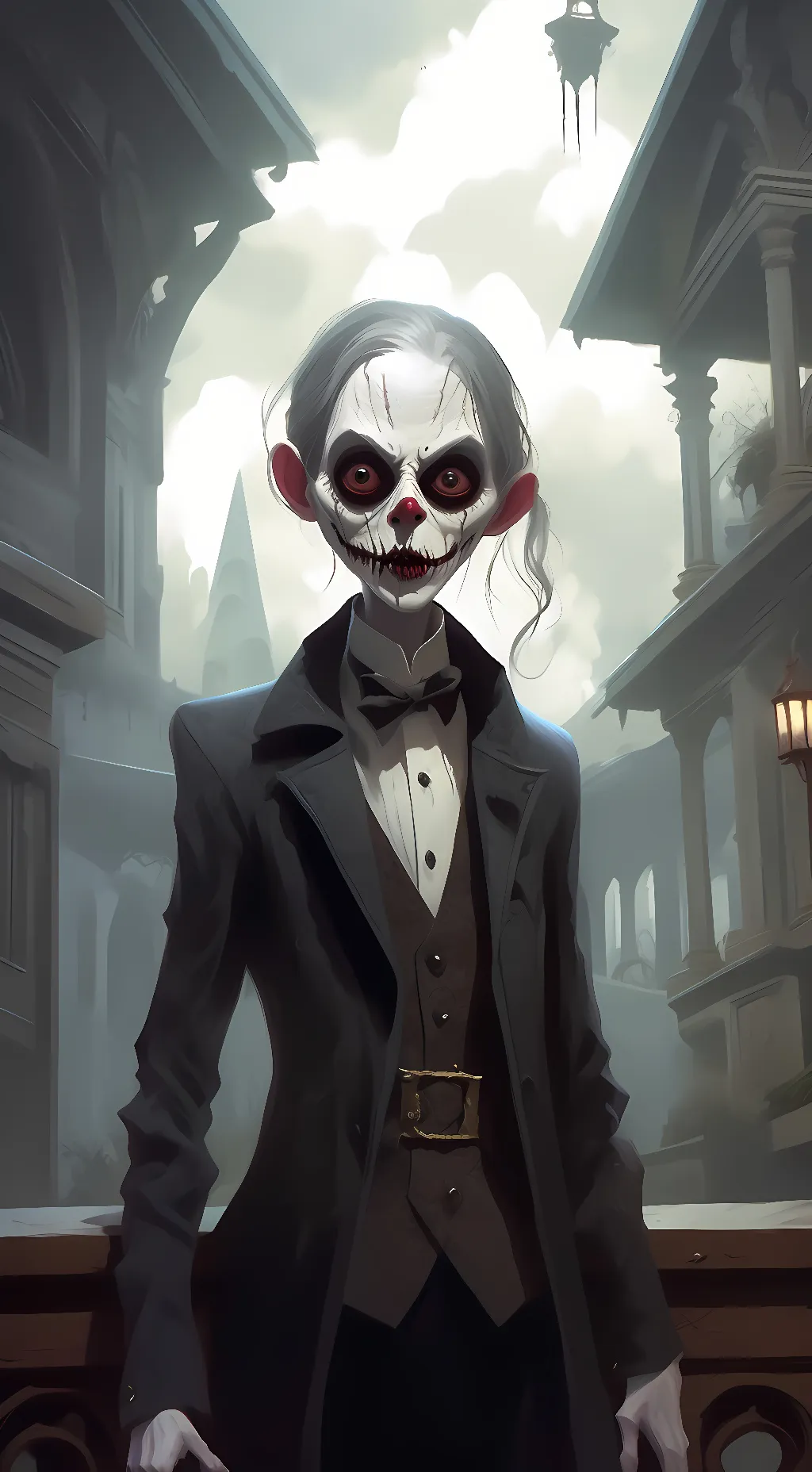 ai character: (*haunted hotel*) background