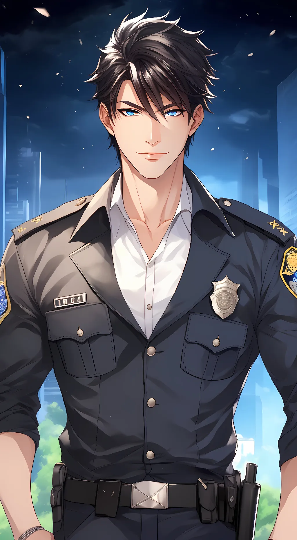 ai character: Luke  background