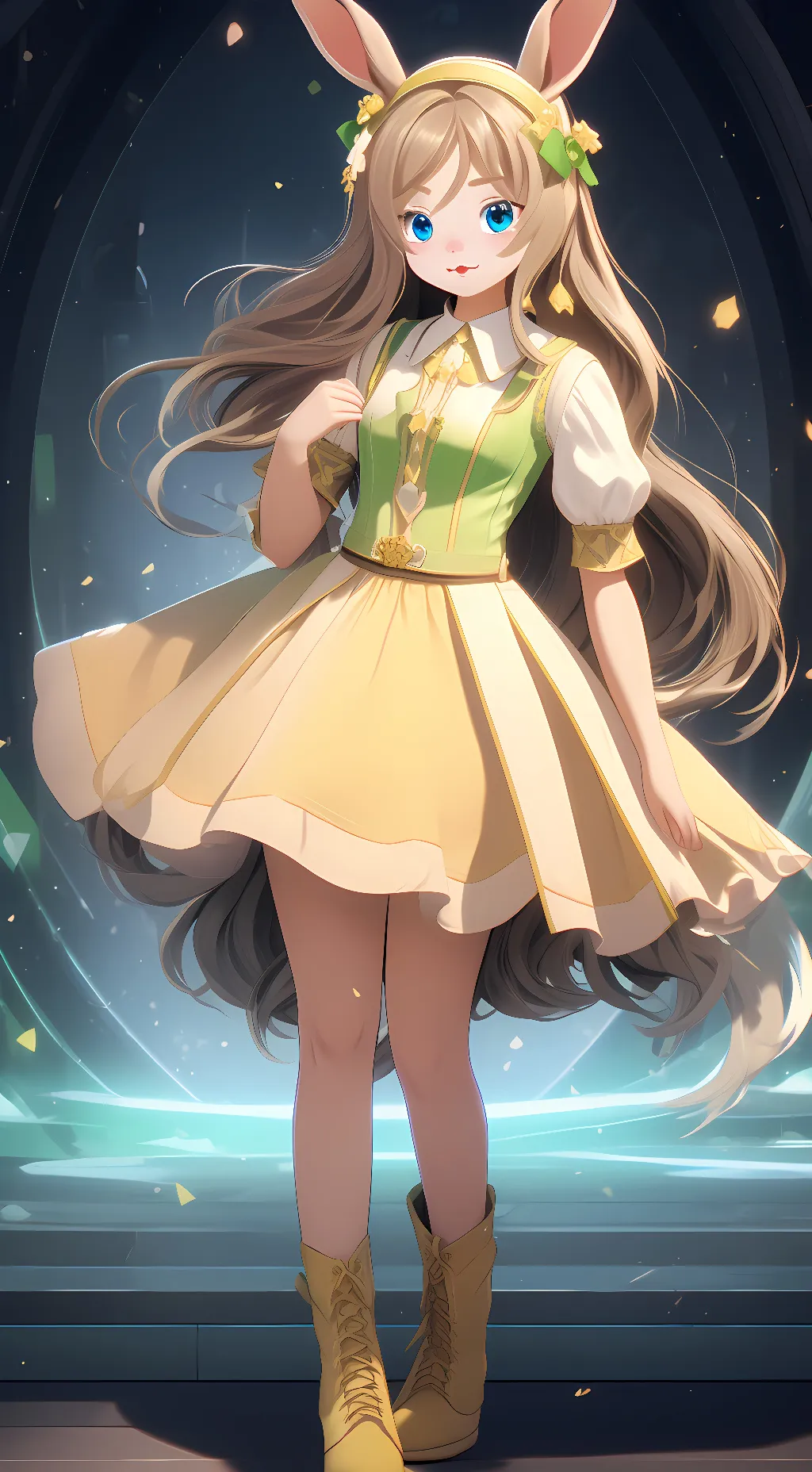 ai character: Delilah Forest background