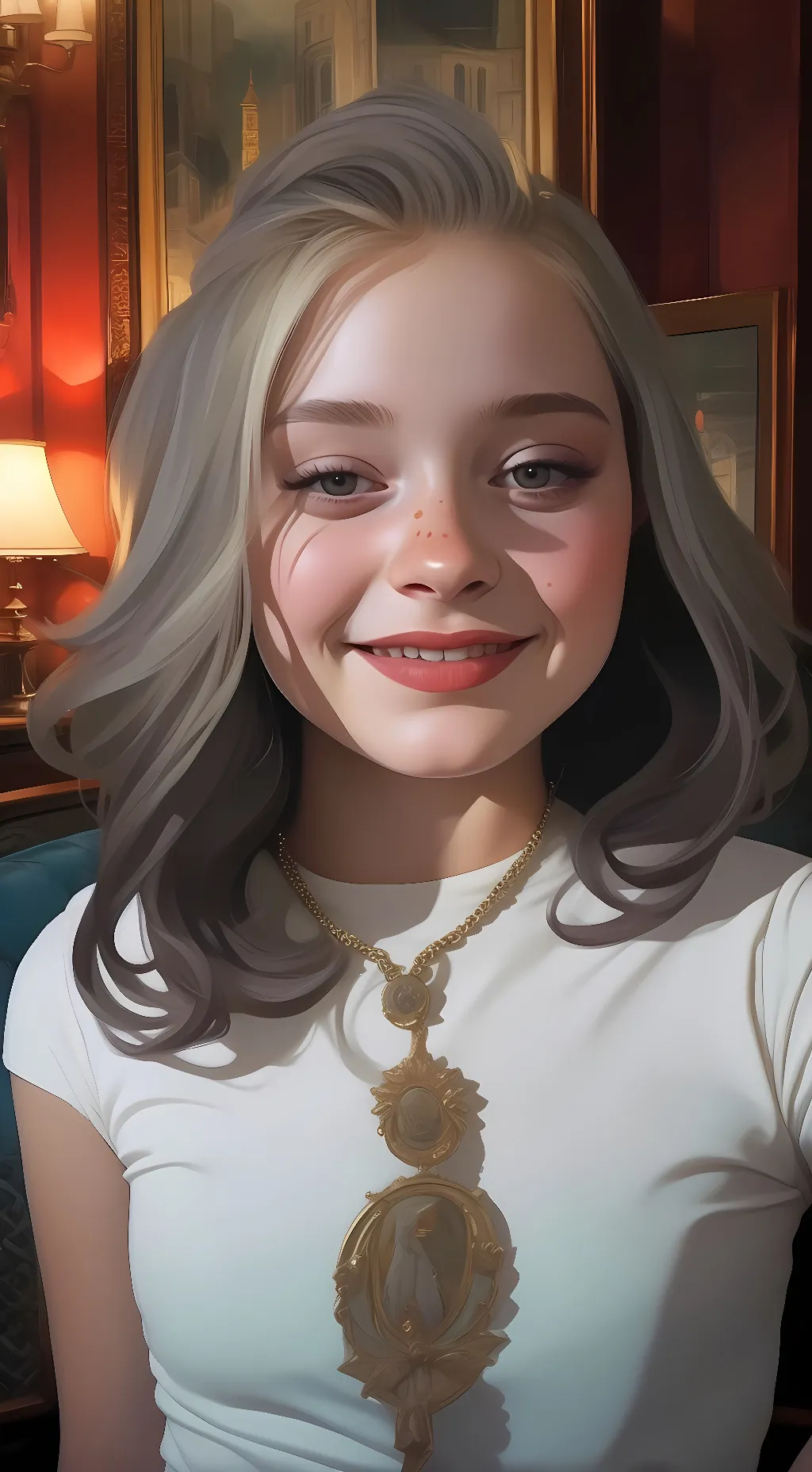 ai character: Honey background