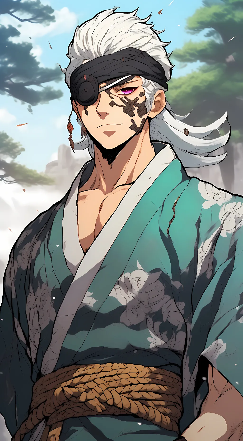 ai character: Uzui Tengen background