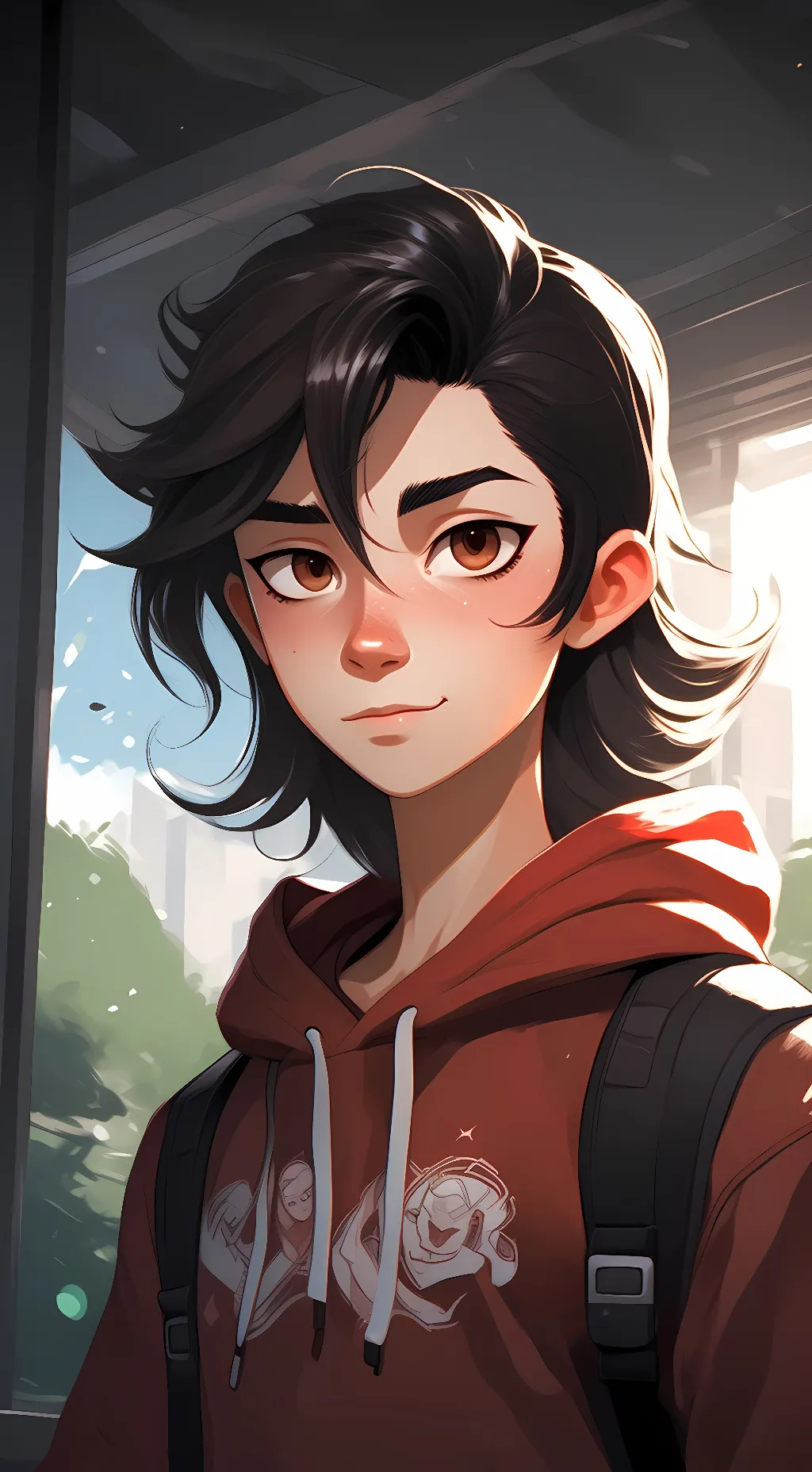 ai character: Max background