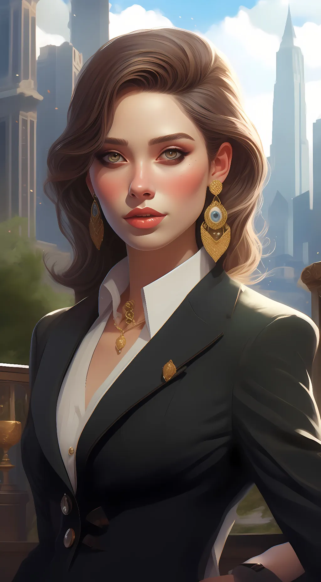 ai character: radia background