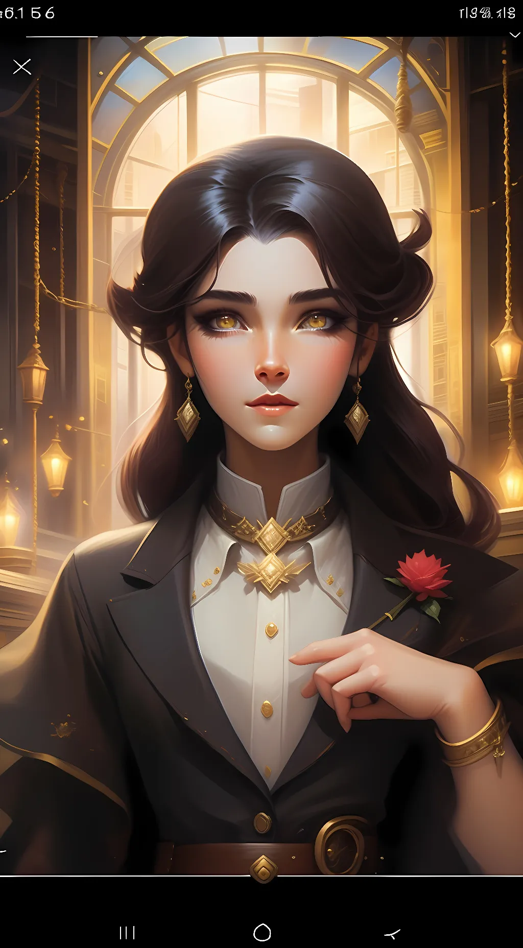 ai character: Aria Willoughby  background