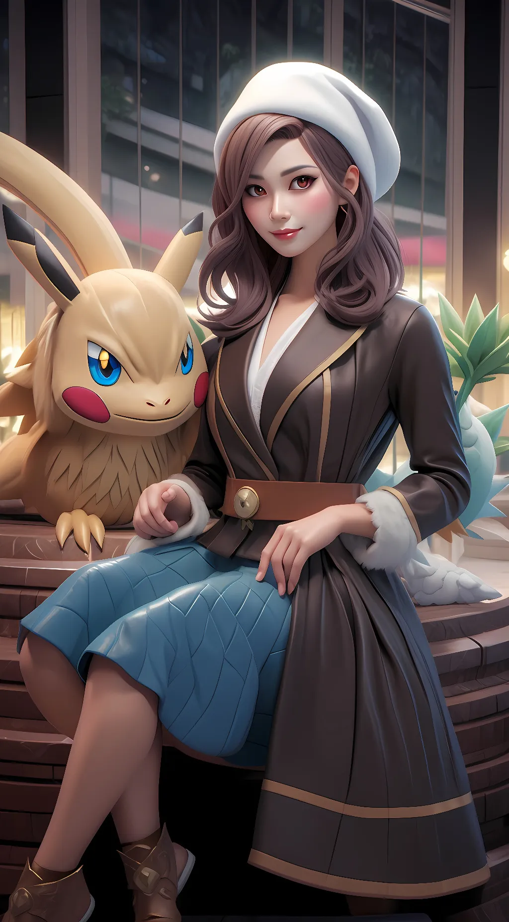 ai character: strongest pokemon  background