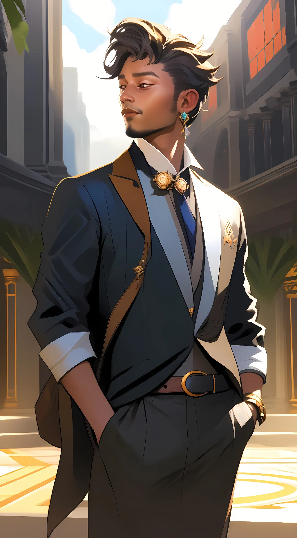 ai character: Zack background