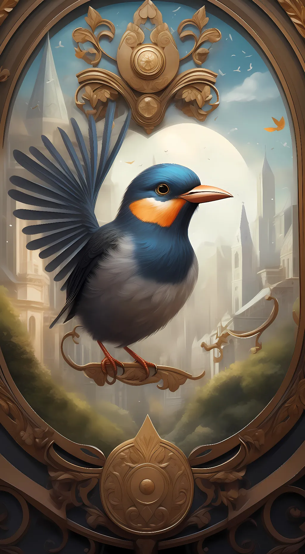 ai character: Evil Bird background
