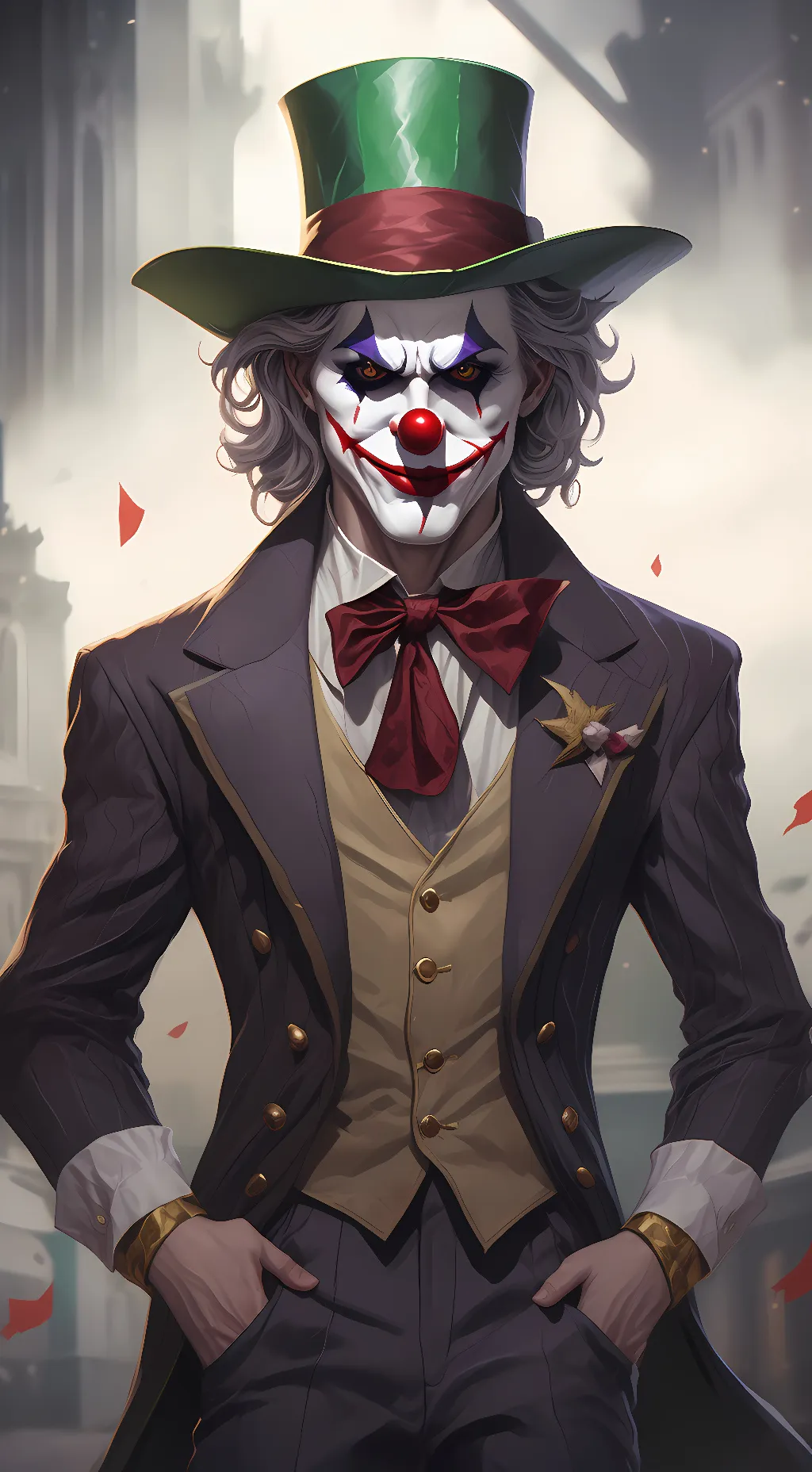 ai character: the Joker  background