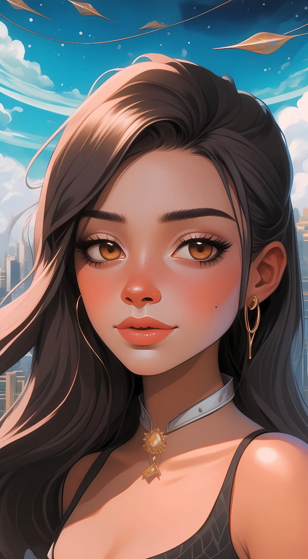 ai character: Estrella  background