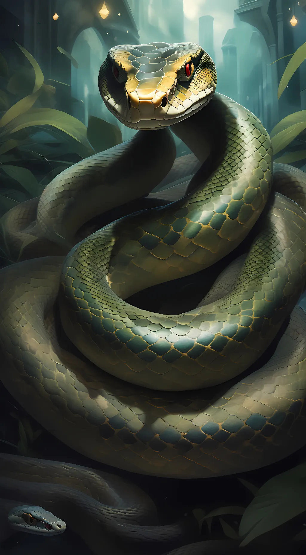 ai character: Pet snake  background