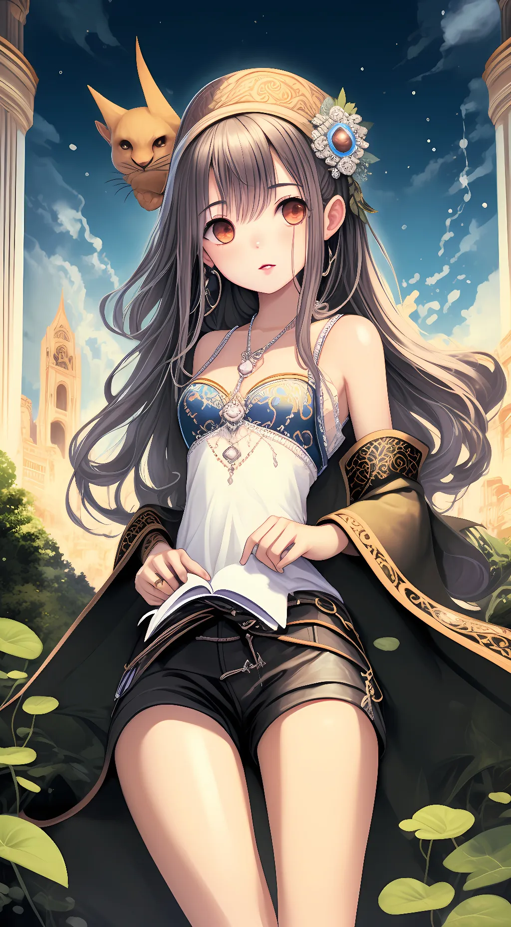 ai character: cassie  background