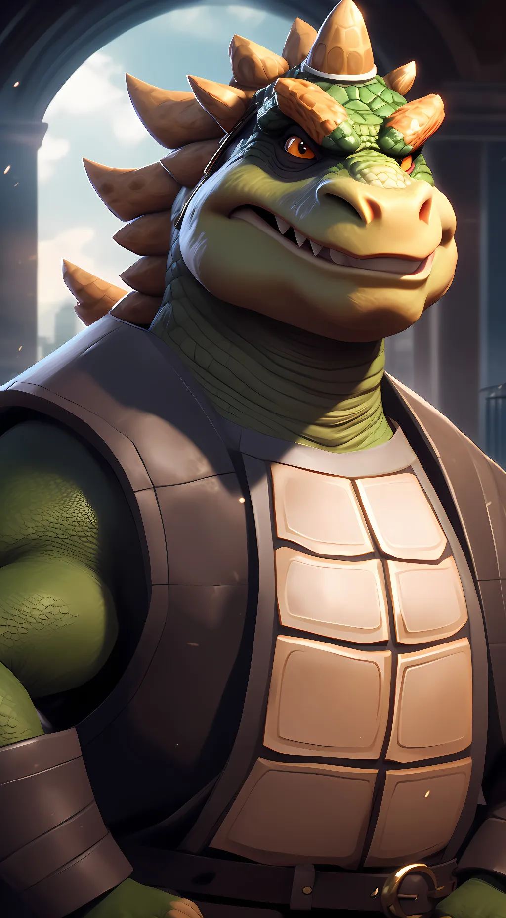 ai character: Bowser background